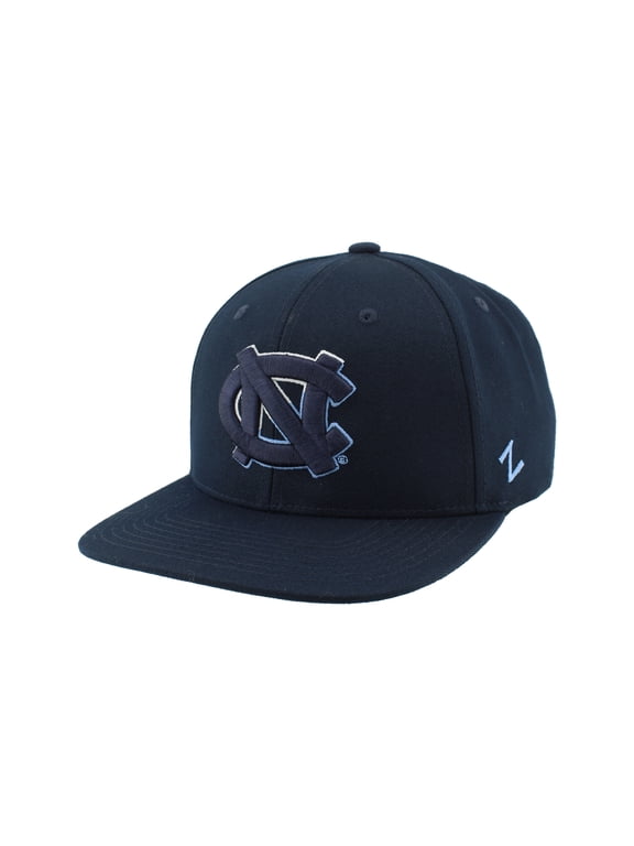 Unisex Zephyr Navy North Carolina Tar Heels Slice 3D Z11 Snapback Hat