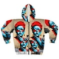 thumbnail image 1 of Unisex Zip Hoodie (AOP), 1 of 4