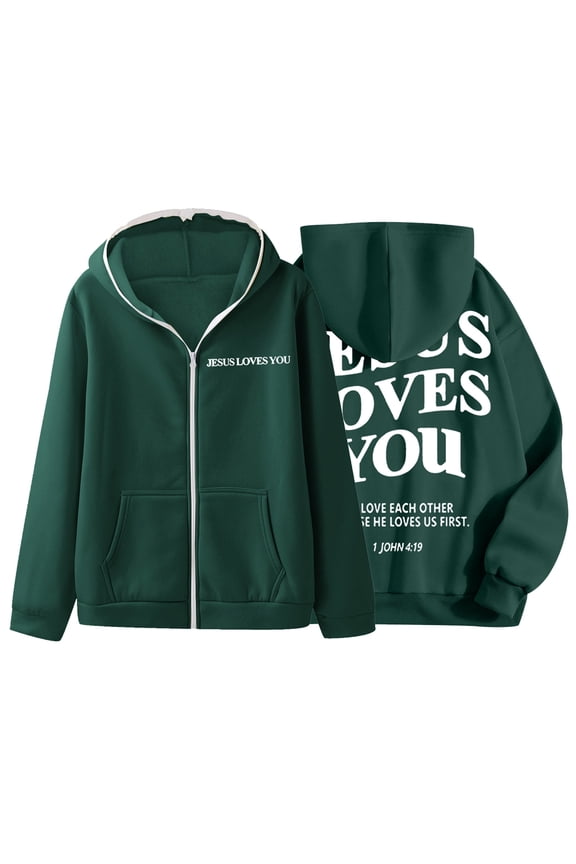 Unisex Zipper Head Printed Hooded Cardigan Casual Hop Jacket for Men and Women Workwear Men's Trench Coat Plus Size Winter Cardigan for Men