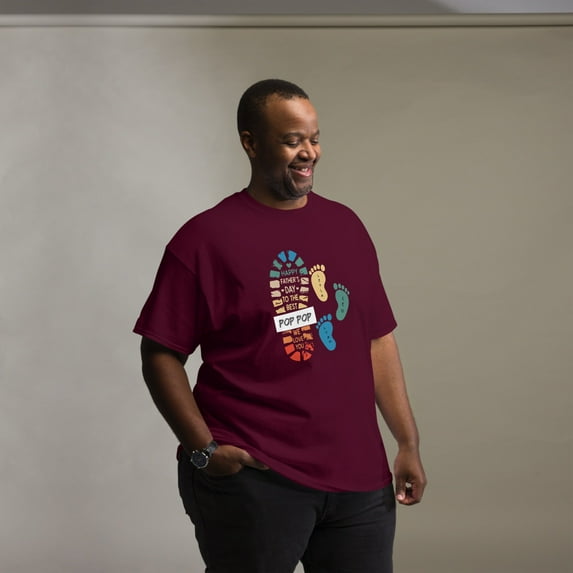 Unisex classic tee (Maroon, S)