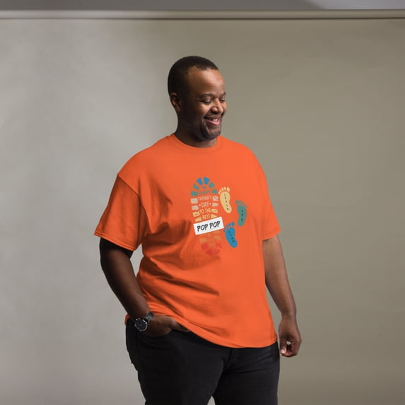 Unisex classic tee (Orange, 4XL)