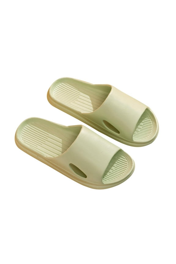Unisex couple style bathroom indoor home slippers non slip soft comfortable simple slippers Women & Men Shower Slippers Open Toe House Slides Bathroom Sandals