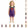 thumbnail image 1 of Unisex kids Corduroy Short Overalls, Pumpkin Felt Appliques Sleeveless Dungarees with Pockets, Comfort Baby Outfit for First Halloween Photoshoots and Pumpkin Patch Visits for 1-7 Years, 1 of 7