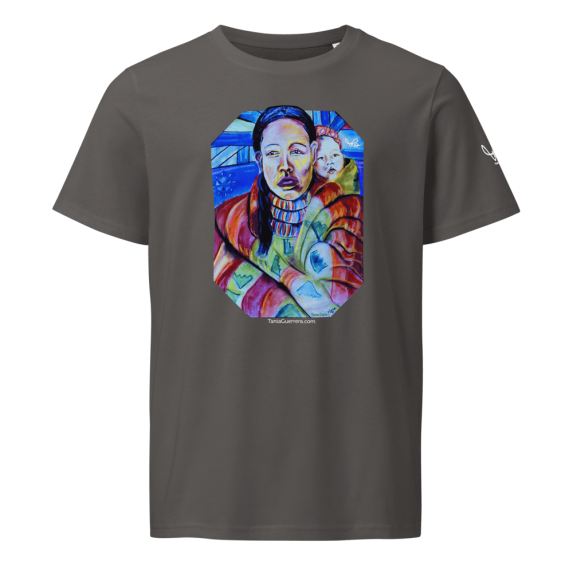 Unisex organic mid-light t-shirt (Anthracite, 2XL)