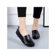 thumbnail image 1 of GENILU Women's Slip on Leather Loafers Comfortable Driving Casual Flat Shoes Silver Size 4-13, 1 of 7