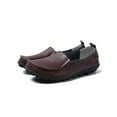 thumbnail image 1 of GENILU Women's Slip on Leather Loafers Comfortable Driving Casual Flat Shoes Silver Size 4-13, 1 of 5