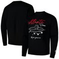thumbnail image 1 of Unisex round21 Black Atlanta Dream Bloom Pullover Crew Sweatshirt, 1 of 3