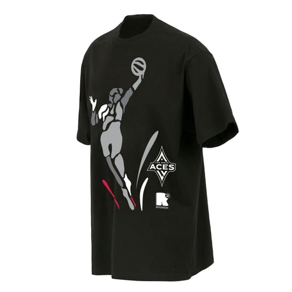 Unisex round21 Black Las Vegas Aces Victory T-Shirt