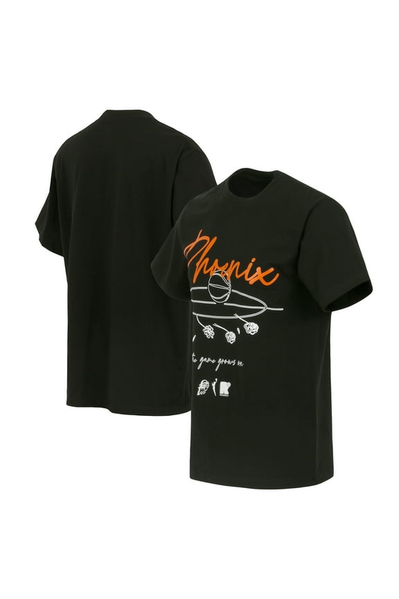 Unisex round21 Black Phoenix Mercury Home Court T-Shirt