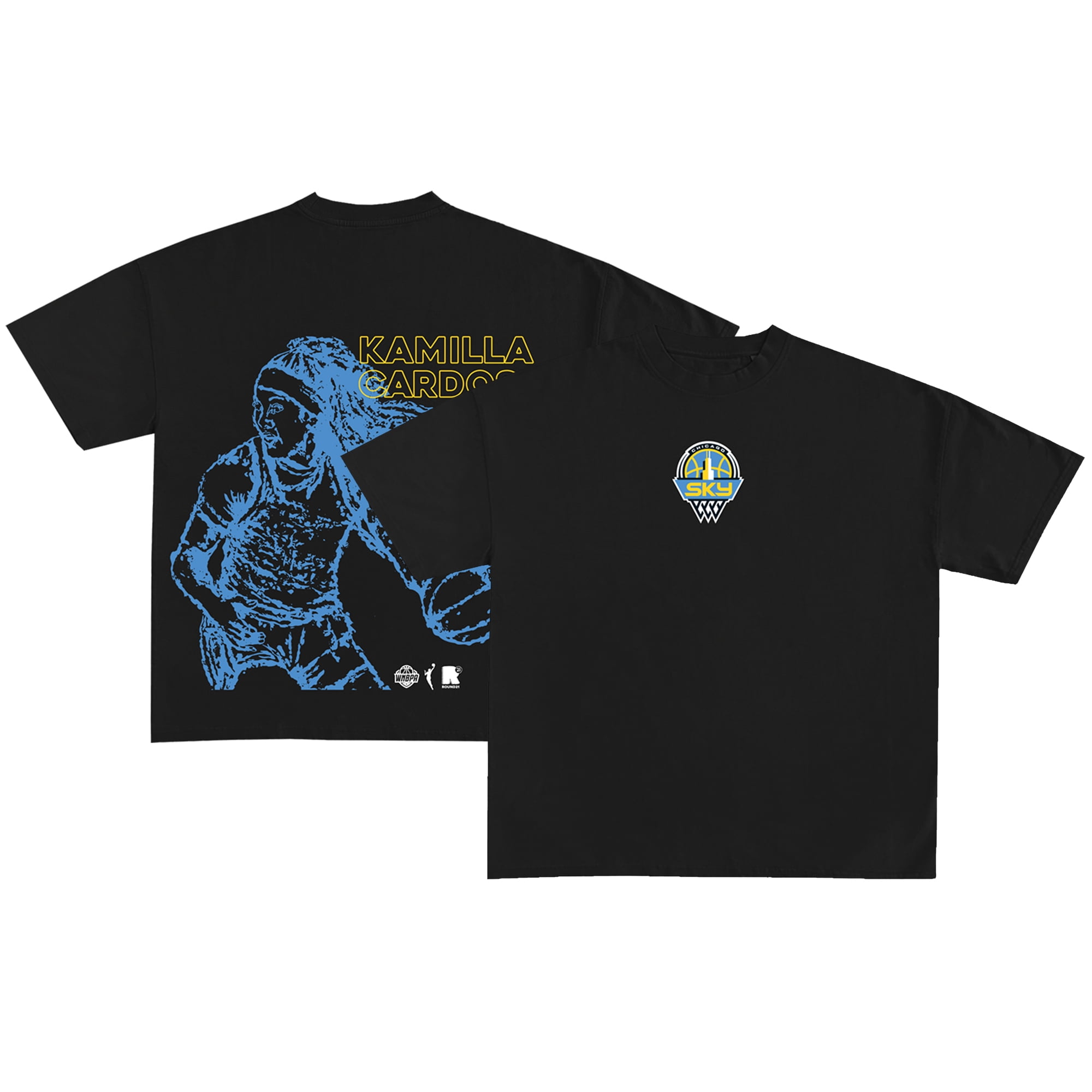 Unisex round21 Kamilla Cardoso Black Chicago Sky 2024 WNBA Draft Player