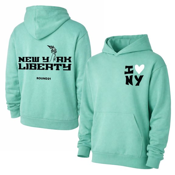 Unisex round21 Mint New York Liberty Libertylove Hoodie
