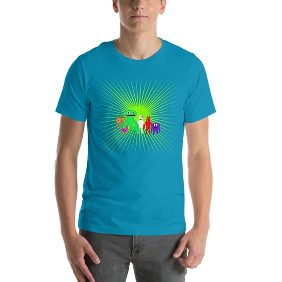 Unisex t-shirt (Aqua, XL)