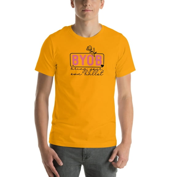 Unisex t-shirt (Gold, S)