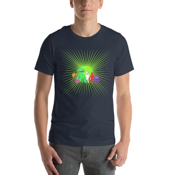 Unisex t-shirt (Heather Navy, M)