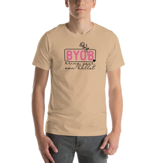 Unisex t-shirt (Tan, L)