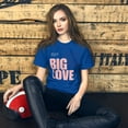 thumbnail image 1 of Big Love Unisex t-shirt (True Royal, S), 1 of 1