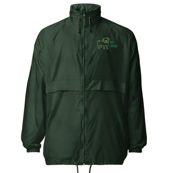 Unisex windbreaker (Forest Green, S)