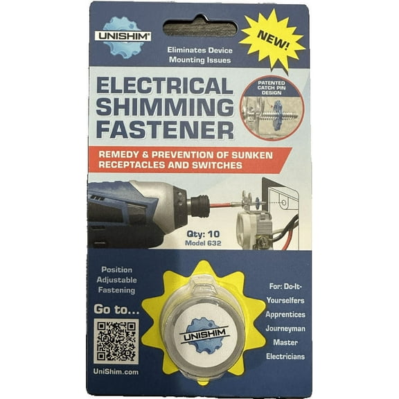 Unishim - Adjustable Outlet Spacer - 10pk