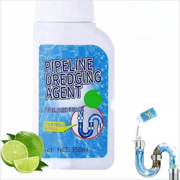 Unismart Drain Cleaner - Pipeline Powerful Dredging Agent,Crystal Lye Dra in Opener,Toilet Cleaner Tool,for Bathroom, Toilet, Pipe