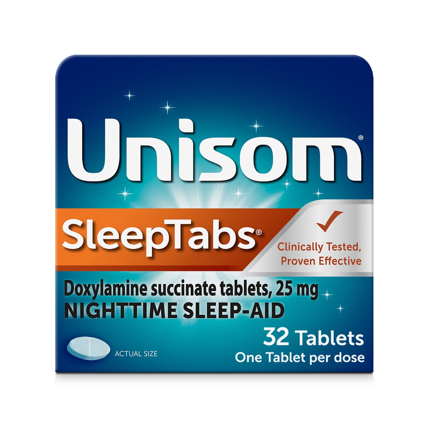 Unisom SleepTabs Nighttime Sleep-Aid Tablets, 32 Count