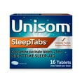 thumbnail image 1 of Unisom SleepTabs Tablets (16 Ct), Sleep-Aid, Doxylamine Succinate, 1 of 6