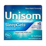 Unisom Sleepgels Maximmum Strength Nighttime Sleep Aid, Softgels - 32 Ea