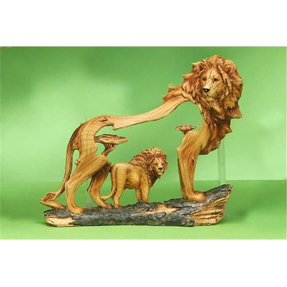Unison Gifts MMD-188 6.5 In. Lion Woodlike Carving