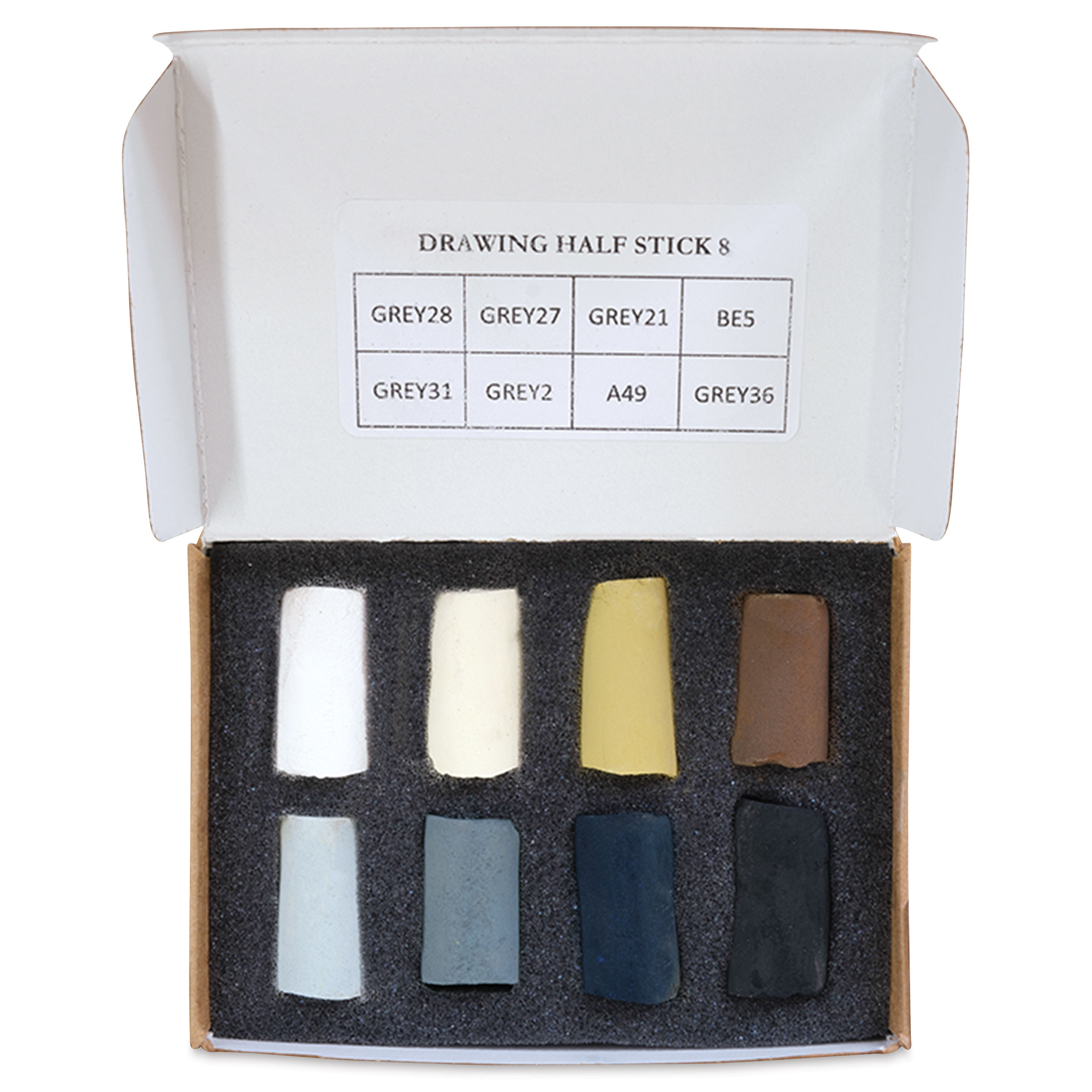 Unison Handmade Pastel Set - Drawing Colors, Set of 8, Half Stick ...