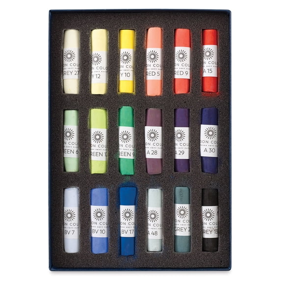 Unison Colour : Soft Pastel : Set Of 8 Half Sticks : Blue - Unison...
