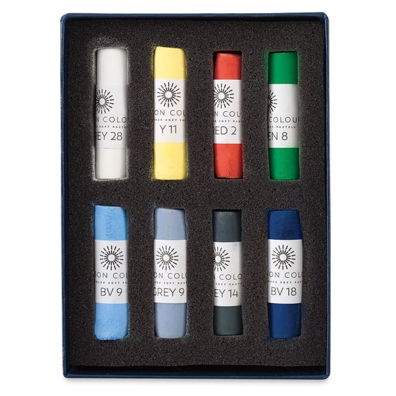 Unison Handmade Pastel Set - Starter, Set of 8, Full Stick