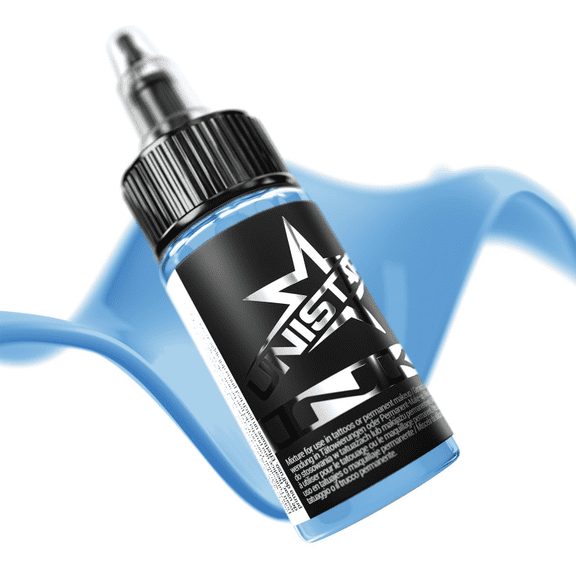 Unistar Tattoo Ink  REACH-Compliant Single-Pigment Professional Tattoo Ink, Long-Lasting Color  Insekt True Blue 1 oz