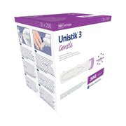 Unistik 3 Low Flow Safety Lancet 28 Gauge Needle 1.8 mm Depth 1 Boxs, 100 /Box