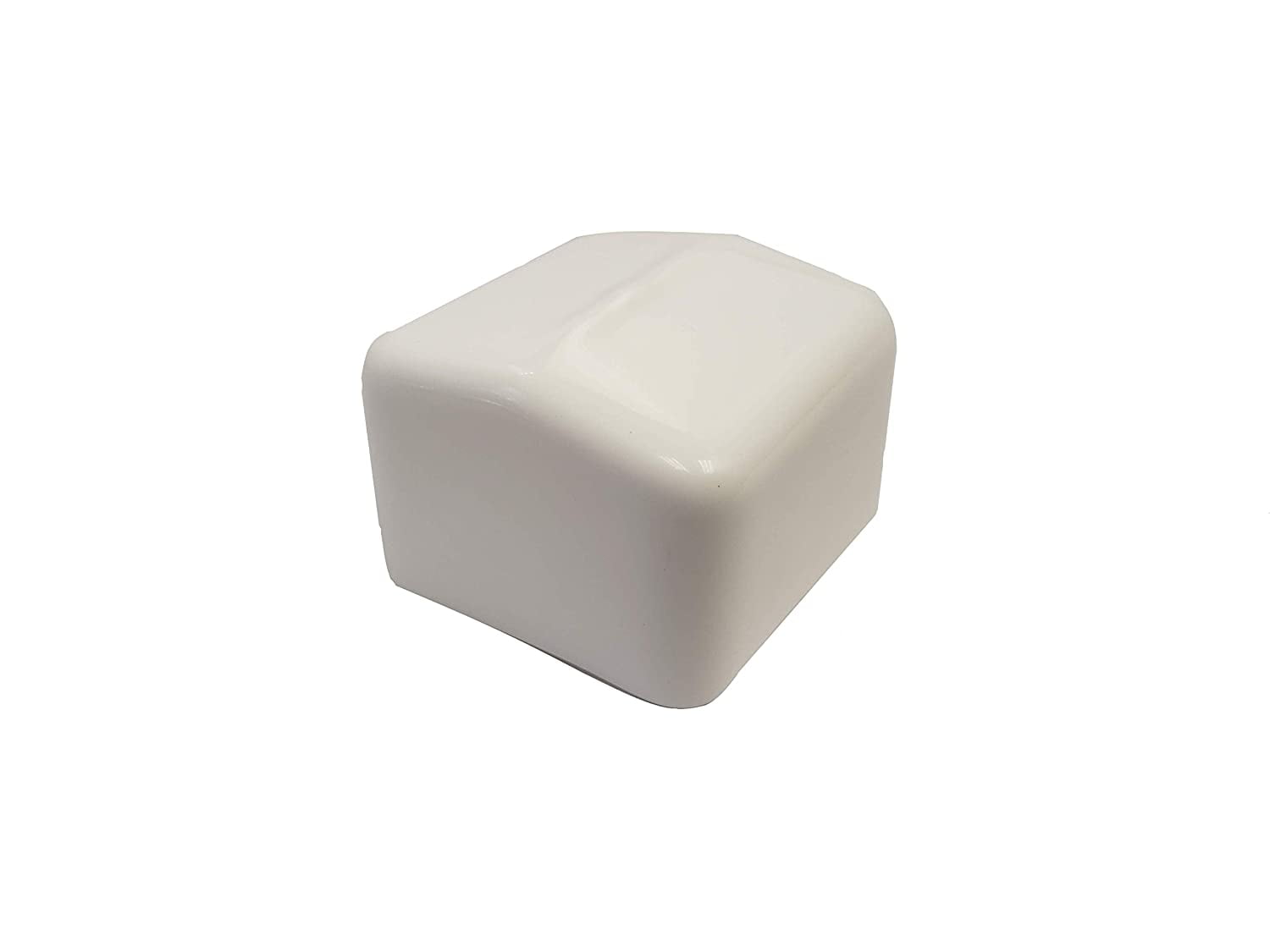50 Pcs PVC Strut Channel End Caps - 1-5/8 X 7/8 Inch Rectangle Plastic Caps For Metal Frame Protection