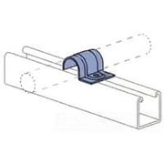 Unistrut P2014 EG, Channel Tubing Clamp, One Hole O.D. Tubing Clamp, 1 PC