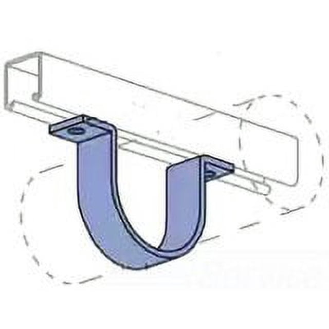 Unistrut P2558-10 EG, Channel Pipe Strap, Pipe Strap, 1 PC - Walmart.com