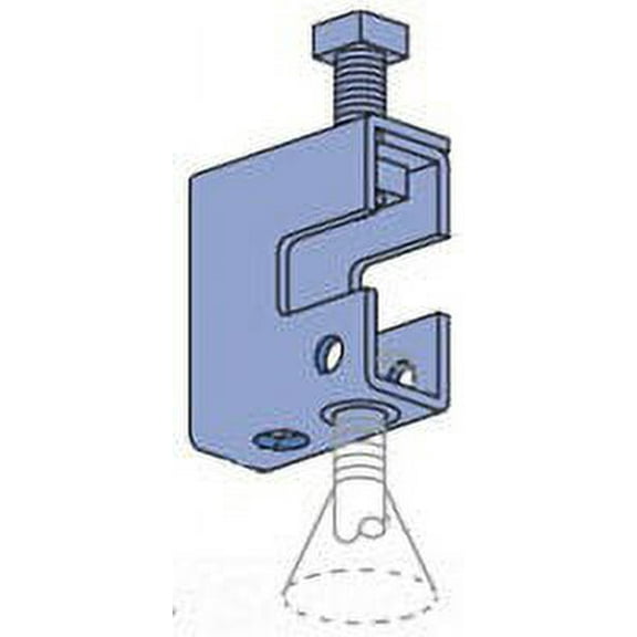 Unistrut P2676 GR, Beam Clamp, Beam Clamp, 1 PC