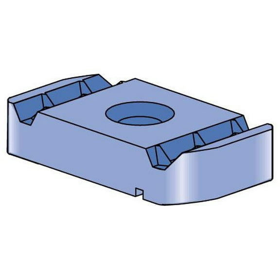 Unistrut P3010-EG, 1/2""-13 TPI, Steel, Channel Nut without Spring, 1pc