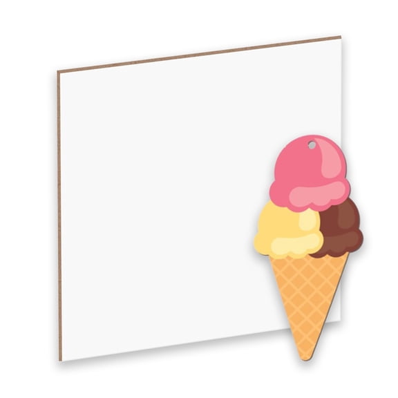 Unisub White MDF Sublimation Sheet Stock 1-Sided – Matte Dye Sub Blank for Photo Panels & Signs, Laser Cuttable, Toner Heat Transfer Compatible (1 Sheet, Matte, 15-1/2" x 18-1/2")