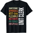 thumbnail image 1 of Unit Clerk Gift Appreciation Inspire Funny T-Shirt, 1 of 4