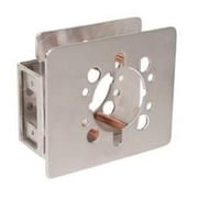 Unit Lock to Cylindrical Lock Filler, Satin Stainless Steel