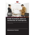 thumbnail image 1 of Unité d'analyse dans la recherche en entreprise, (Paperback), 1 of 1