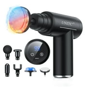 Unitc Mini Massage Gun with Heat&Cold, Deep Tissue Messager with 6 Heads, Gifts