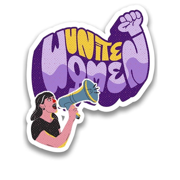 Unite Women Sticker -Smartprints Designs, Vinyl Sticker