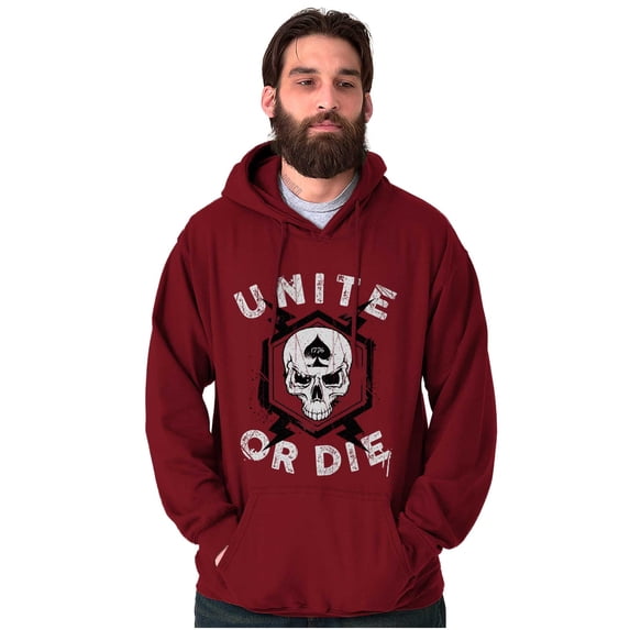 Unite or Die Defend Freedom Patriotic Hoodie Sweatshirt Women Men Brisco Brands M