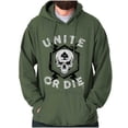 thumbnail image 1 of Unite or Die Defend Freedom Patriotic Hoodie Sweatshirt Women Men Brisco Brands S, 1 of 6