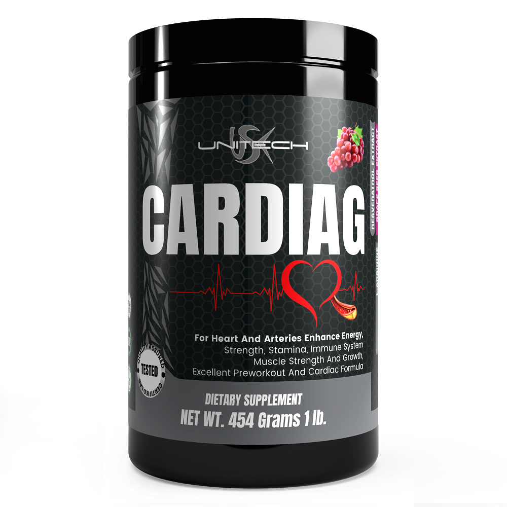 Unitech USK Cardiag Grape Powder Natural Supplement for