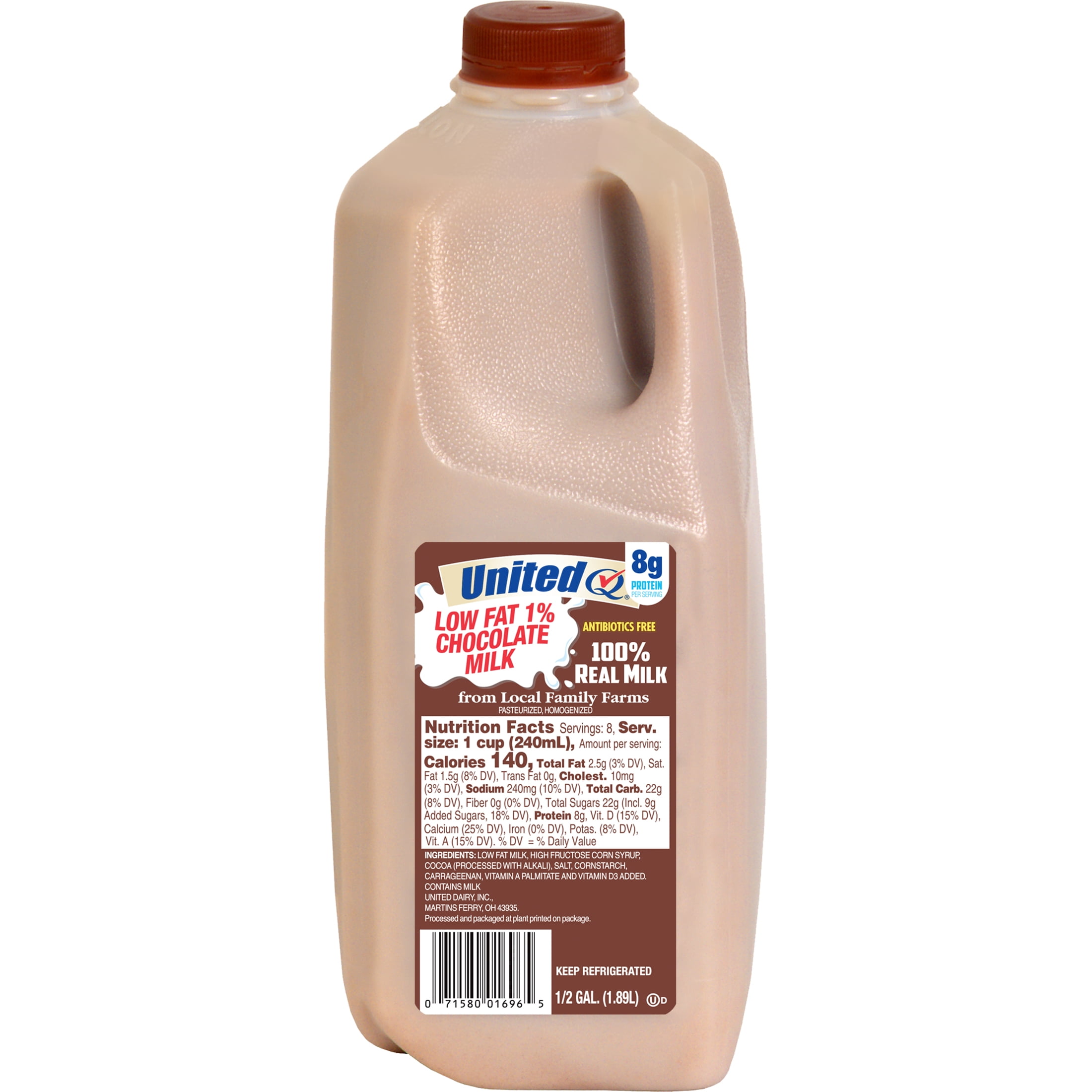 United 1 Chocolate Milk Half Gallon