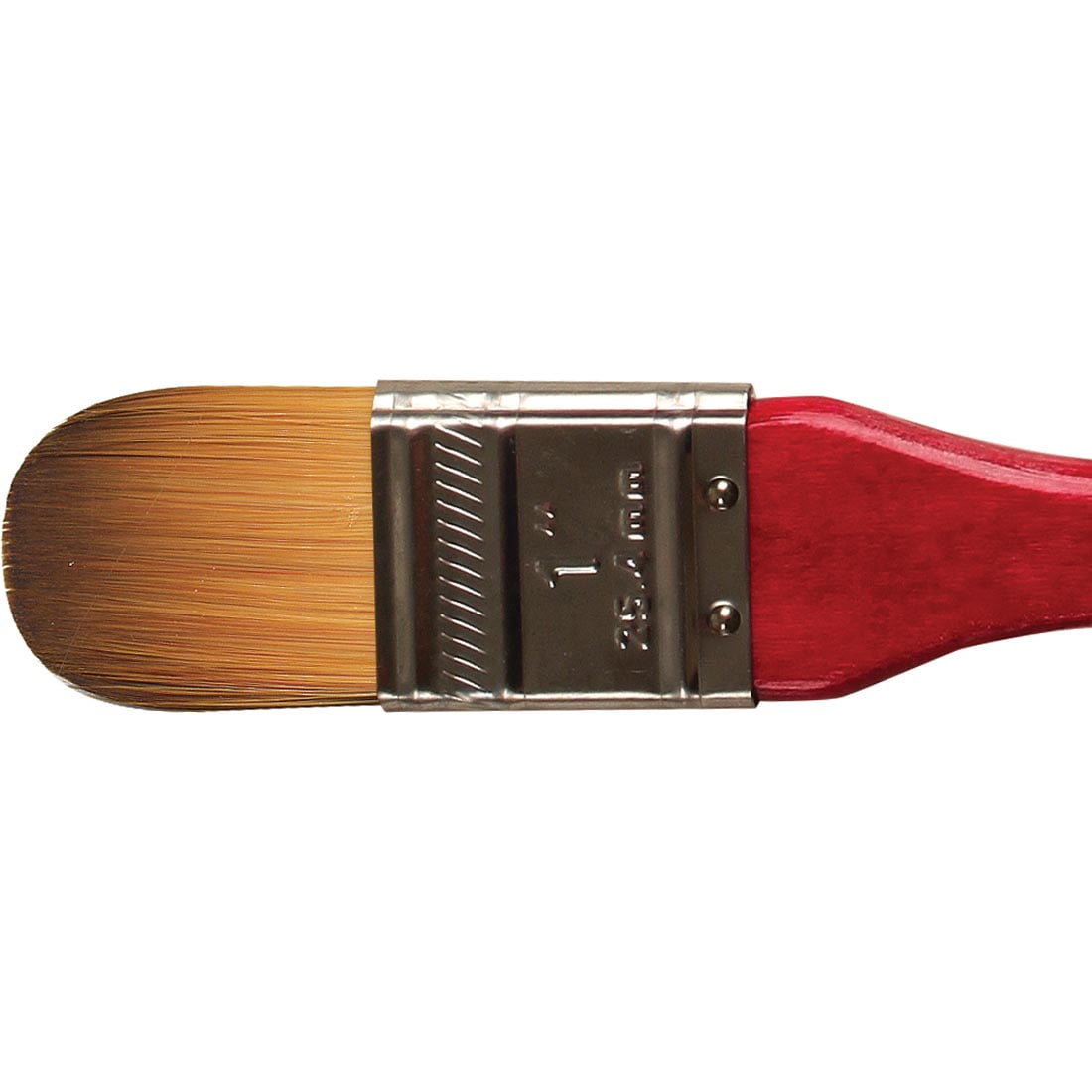 United #1727 Synthetic Sable Watercolor Brush Oval Wash 1"