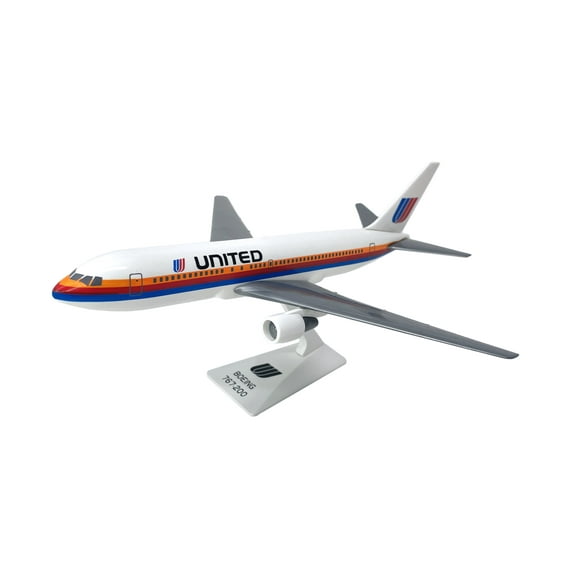 United (76-93) 767-200 Airplane Miniature Model Plastic Snap-Fit 1:200 Part# ABO-76720H-002