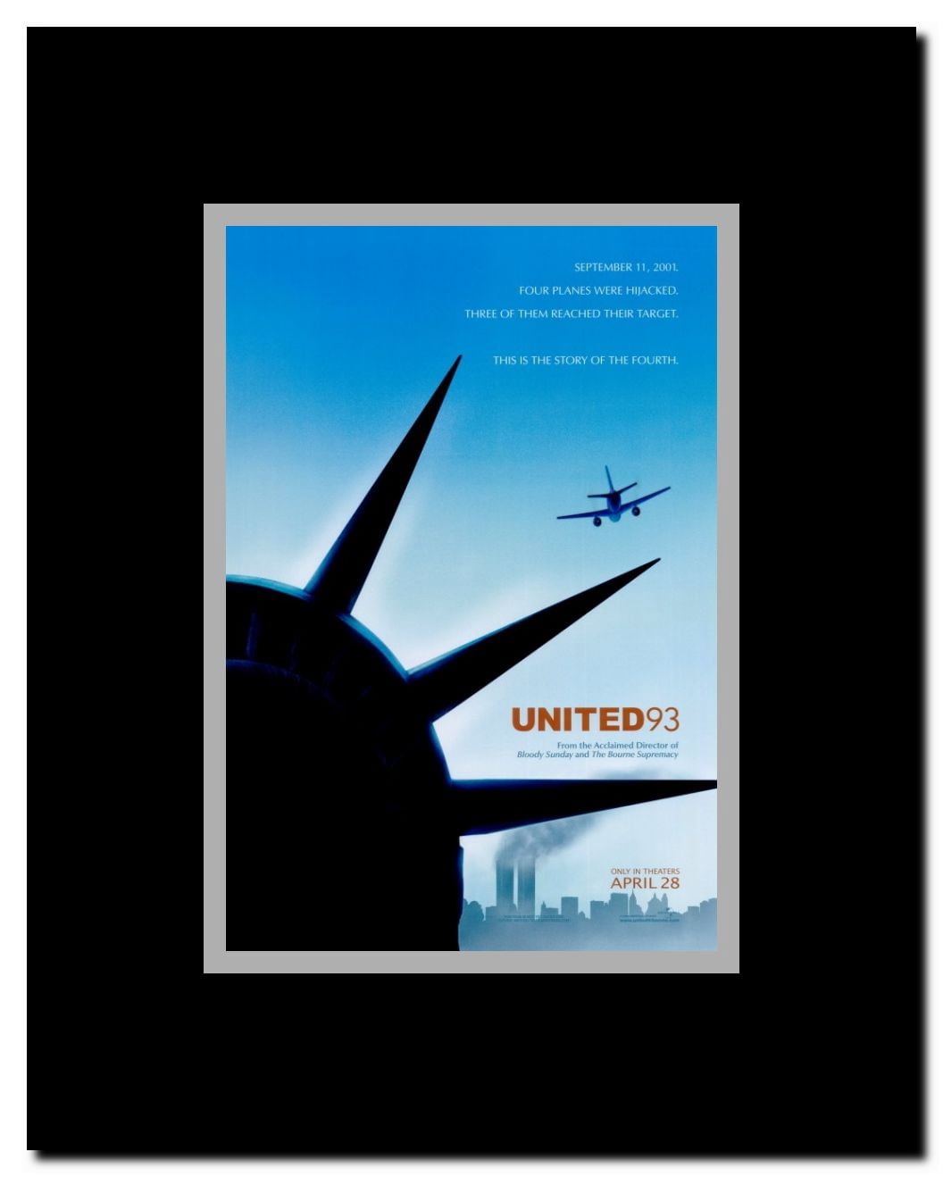 United 93 Framed Movie Poster